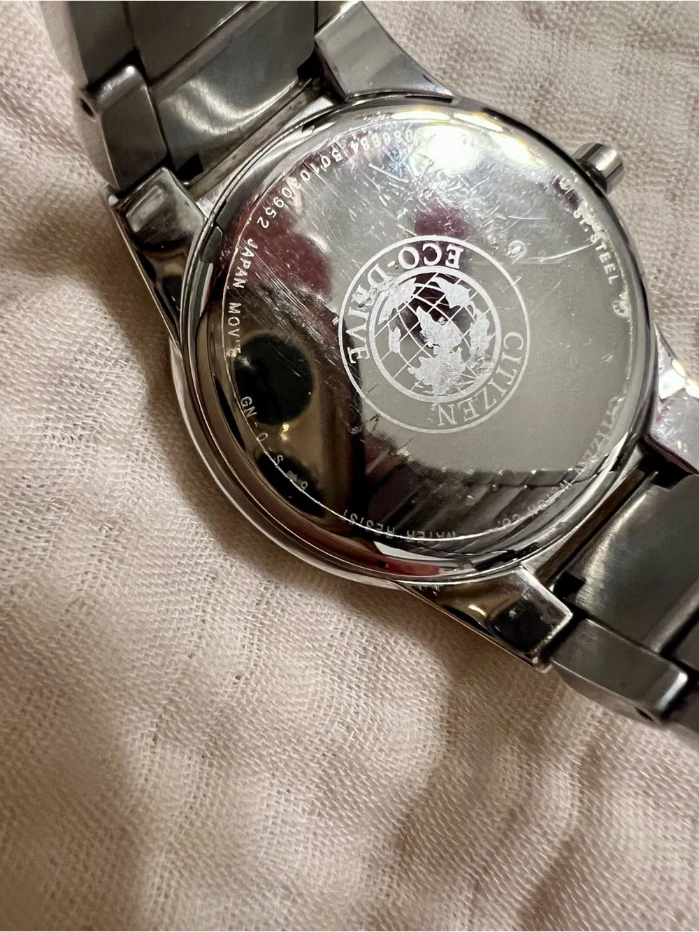 Citizen Axiom Eco-Drive silver watch